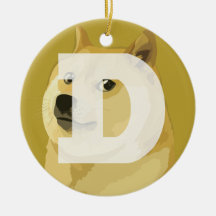 Dogecoin Christmas Ornament