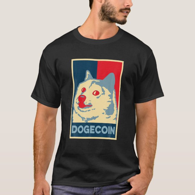Dogecoin Coin Doge HODL - Crypto Meme Men Women T-Shirt (Front)