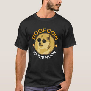 Dogecoin Crypto Doge Coin Holder Crypto To The Moo T-Shirt