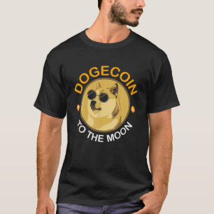 Dogecoin Crypto Doge Coin Holder Crypto To The Moo T-Shirt