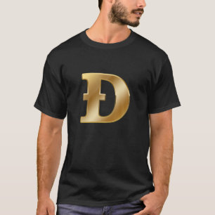 Dogecoin Crypto Sign Gradient For Doge Coin Invest T-Shirt