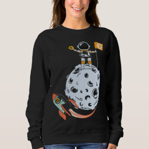 Dogecoin Cryptocurrency Crypto Doge to the moon Sweatshirt