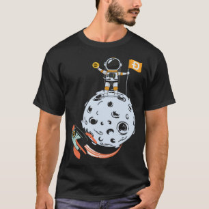 Dogecoin Cryptocurrency Crypto Doge to the moon T-Shirt