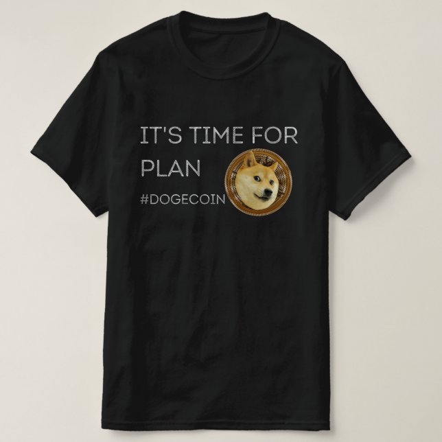 DogeCoin Cryptocurrency T-Shirt (Design Front)
