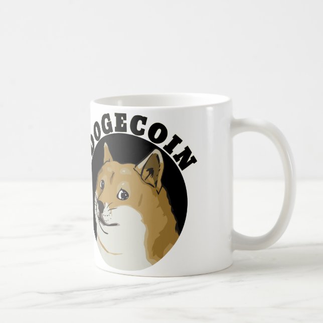 DOGECOIN cryptopcurrency Mug (Right)