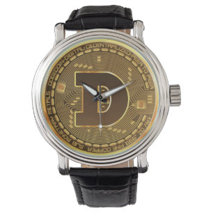 Dogecoin doge coin logo cryptocurrency watch