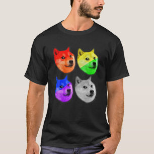 Dogecoin Doge Crypto Top Meme Funny LGBT Flag LGBT
