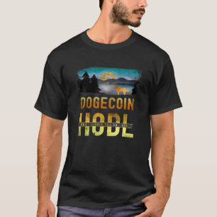 Dogecoin Fan Outfit Funny Crypto Valuta Design Moo T-Shirt