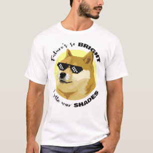 Dogecoin Future Sunglasses Stock Market Crypto T-Shirt