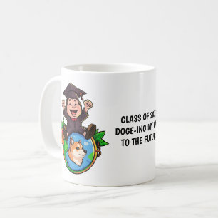Dogecoin Graduation Coffee Mug