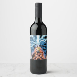 DogeCoin He-Man Masters of the Universe Wine Label