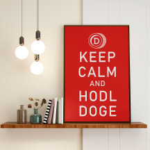 Dogecoin Keep Calm And Hodl Doge Crypto Funny
