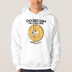 Dogecoin Millionaire Funny Crypto Cryptocurrency Hoodie