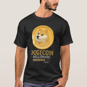 Dogecoin Millionaire Funny HODL Doge Coin Crypto T-Shirt