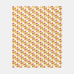DOGECOIN NOEL MERRY DOGEMAS FLEECE BLANKET