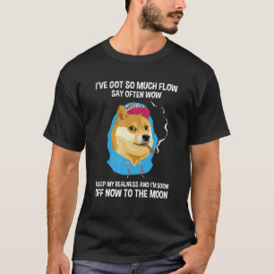 Dogecoin Rap Funny Doge Coin Hip Hop T-Shirt