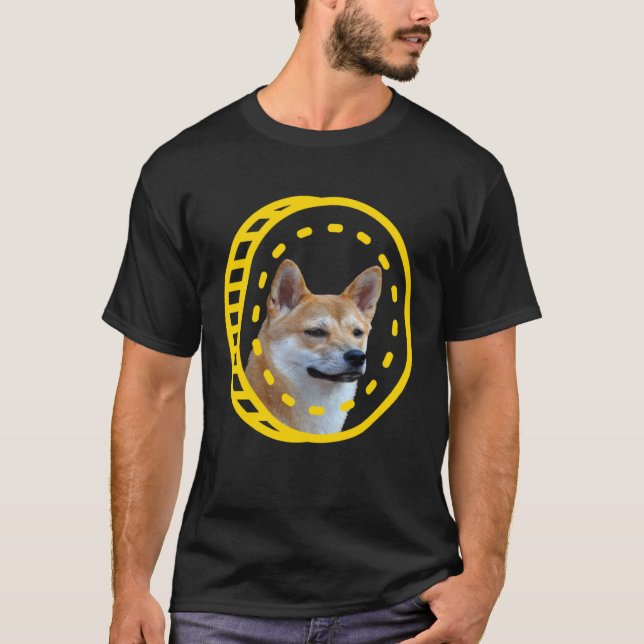 Dogecoin Shiba Inu Cryptocurrency T-Shirt (Front)