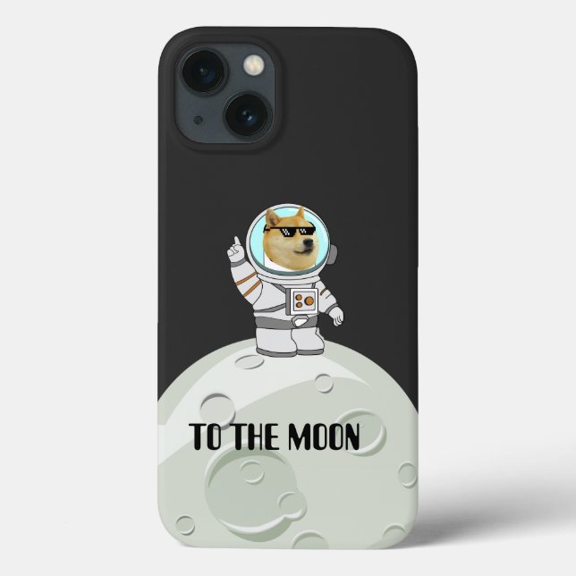 Dogecoin to the moon  Case-Mate iPhone case (Back)