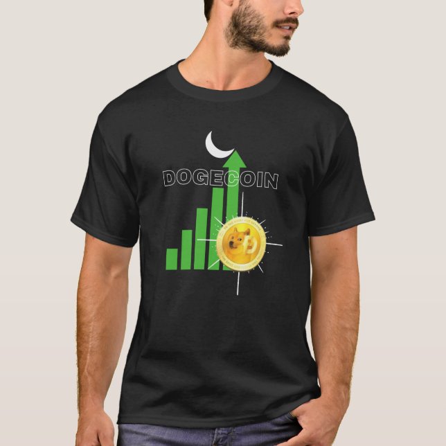 Dogecoin to the Moon Crypto T-Shirt (Front)