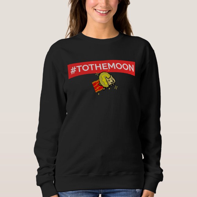 Dogecoin To The Moon Sweatshirt (Front)