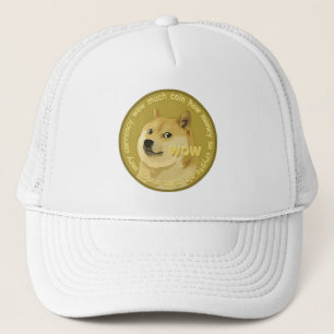 Dogecoin Wow Doge Coin Very Much Crypto Currency  Trucker Hat