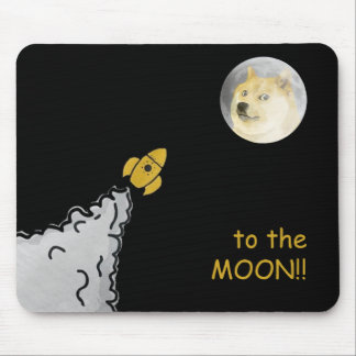 Dogepad - The Dogecoin Mouse Pad! Mouse Pad