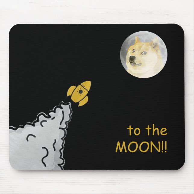 Dogepad - The Dogecoin Mouse Pad! Pad (Front)
