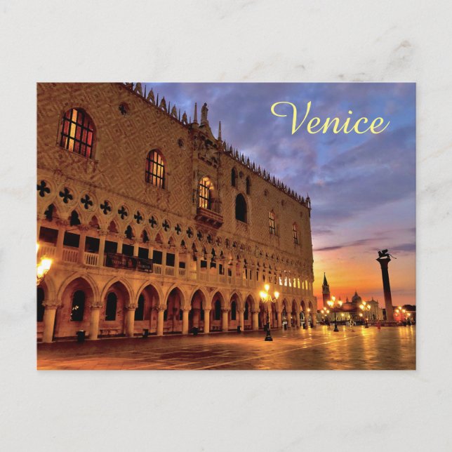 Doge's Palace in Venice Postcard (Front)