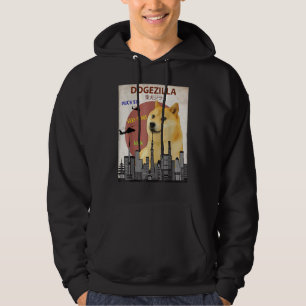 Dogezilla T-  Funny Doge Memes Shiba Inu Dog Hoodie