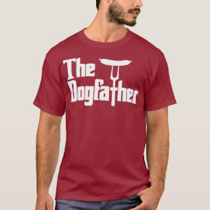 Dogfather Hot Dog Funny Grilling Pun T-Shirt