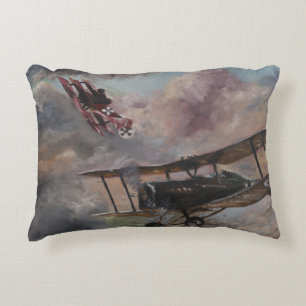 Dogfight 1917 decorative cushion