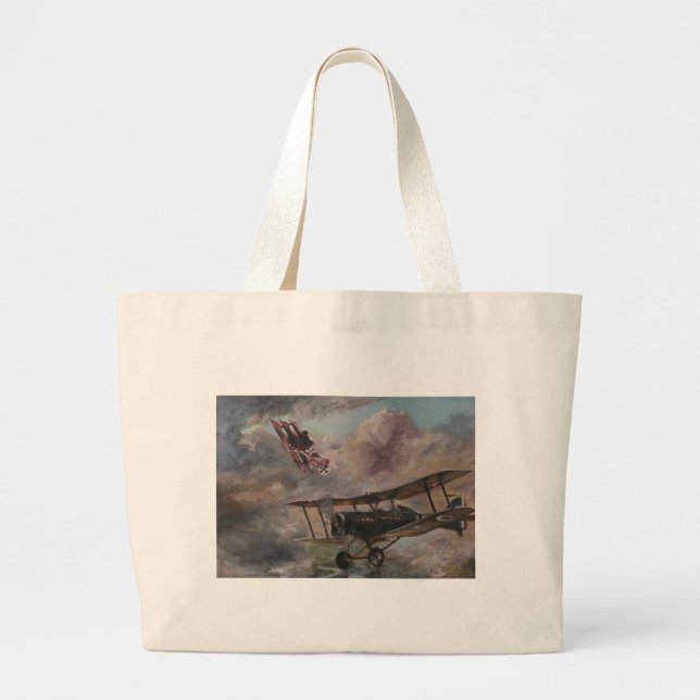 Dogfight 1917 large tote bag (Front)