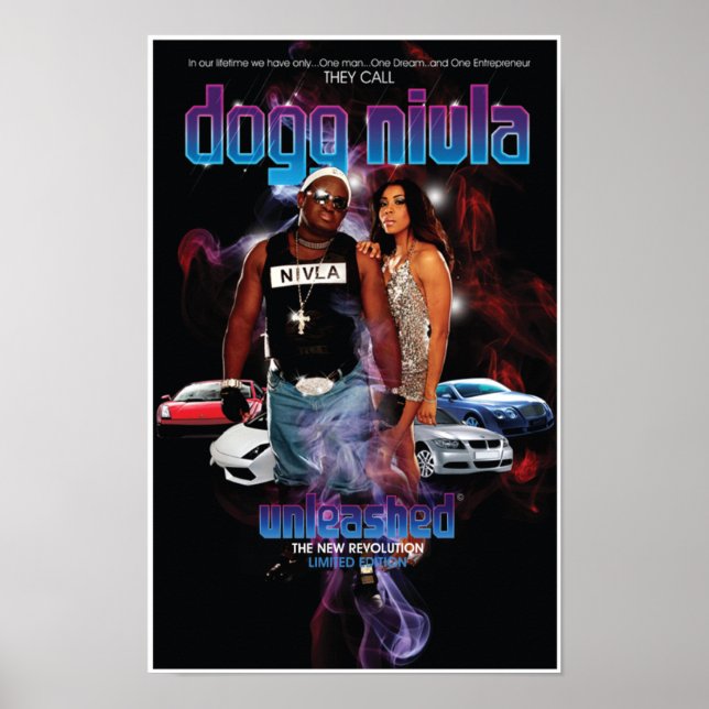 DOGG NIVLA UNLEASHED LIMITED EDITION POSTER (Front)