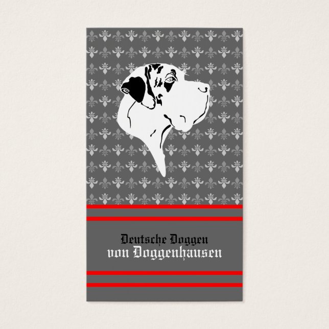 Dogge business card (Front)