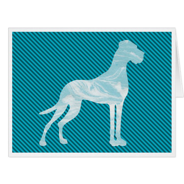 Doggen Karte sehr groß (Front Horizontal)