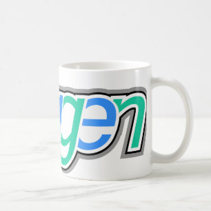 Doggen Text mit Kopf Coffee Mug