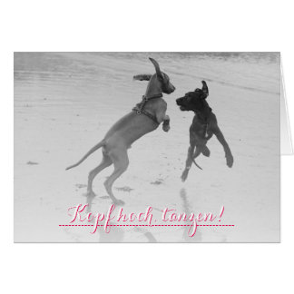 Doggenkarte "Tanzen"
