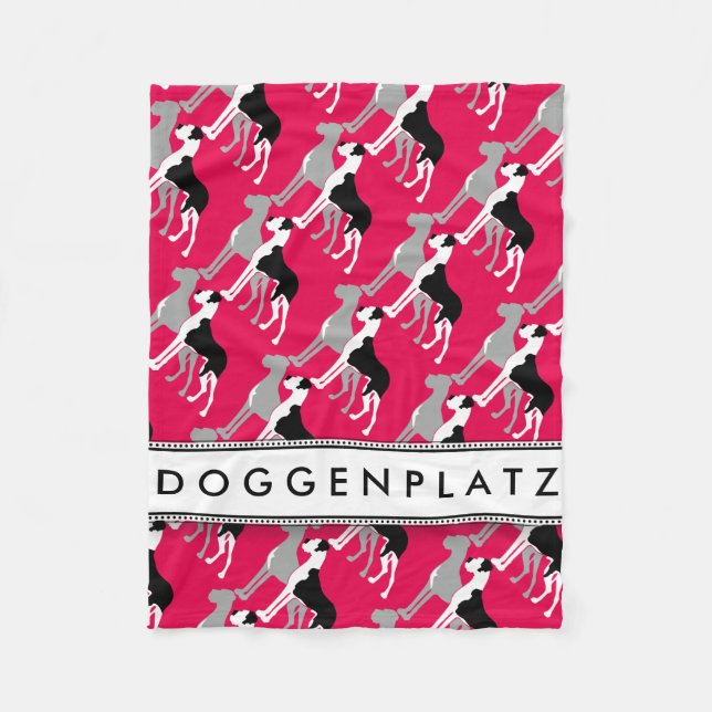 Doggenplatz Fleece Decke Blanket (Front)