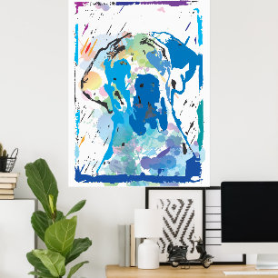 Doggenposter Esra Modern Poster