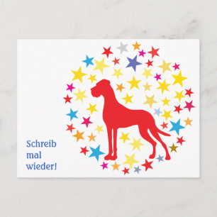 Doggenpostkarte Postcard