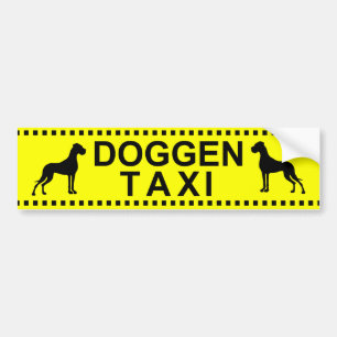 DoggenTaxi Bumper Sticker