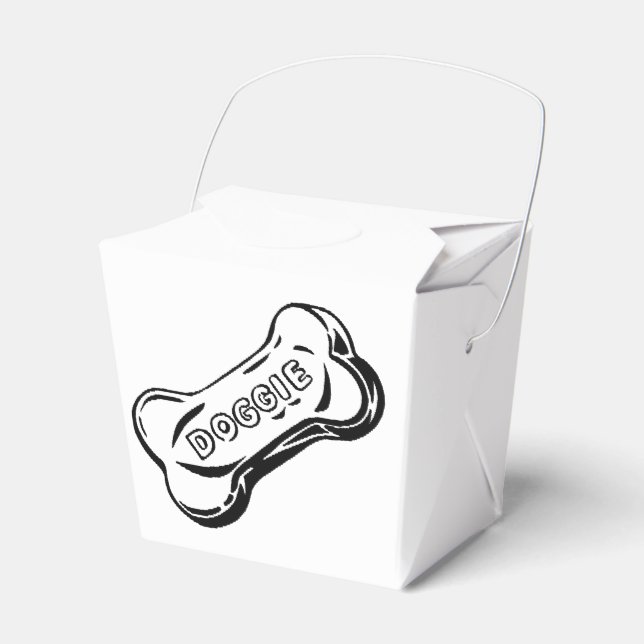 Doggie Bag! Favour Box (Front Side)