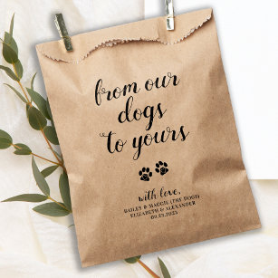 Doggie Bag From Our Dogs To Your Dog Treat Wedding