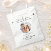 Doggie Bag Thank You Dog Treat Wedding Favour Bag (Clipped)