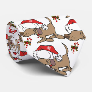 ****DOGGIE DOES SANTA CLAUS**** TIE
