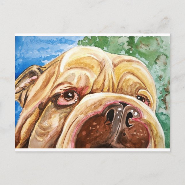 Doggie Kisses Postcard (Front)