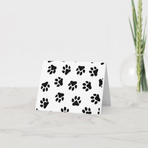 Doggie Paw Print Invitations for Birthdays, etc.