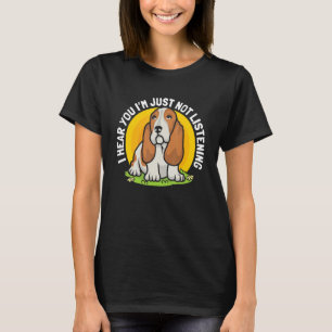 Doggie Pet Dog Owner Dog Lover Funny Basset Hound T-Shirt