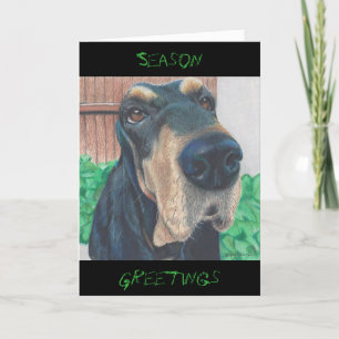 doggie Season Greeting card