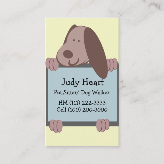 Doggie Tales/ Business Business Card (Front)